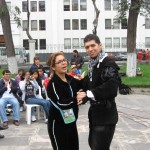 Bailando con el público