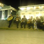 En las afueras del casino en Iquique